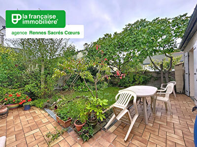 Maison de plain-pied avec jardin – Rennes – quartier Ste Elisabeth.