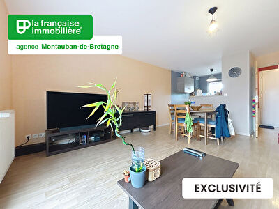 À vendre – Appartement T4 en duplex – Montauban-de-Bretagne