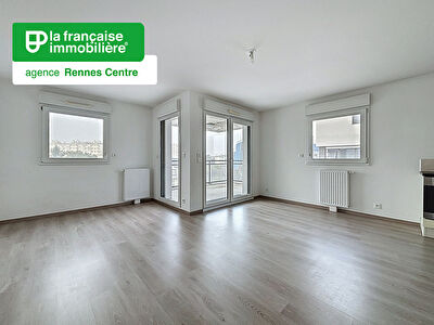 Appartement – Rennes – Vélodrôme – 3 pièces – 66.8m² – Balcon – Garage