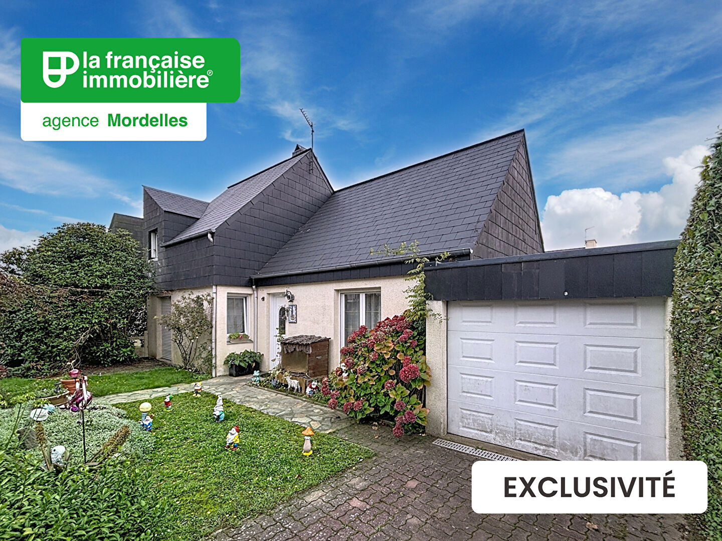 A VENDRE – Maison à Mordelles – 4 ch – garage – terrain - LFI-MOR-19812-M