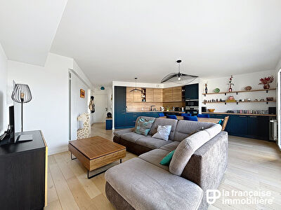 Appartement Rennes 4 pièces 85.09 m², Quartier Anatole France – terrasse de 51.06m² – deux garages