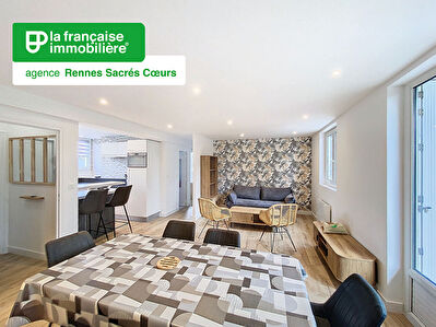 Joli T3 meublé, quartier Henri Fréville