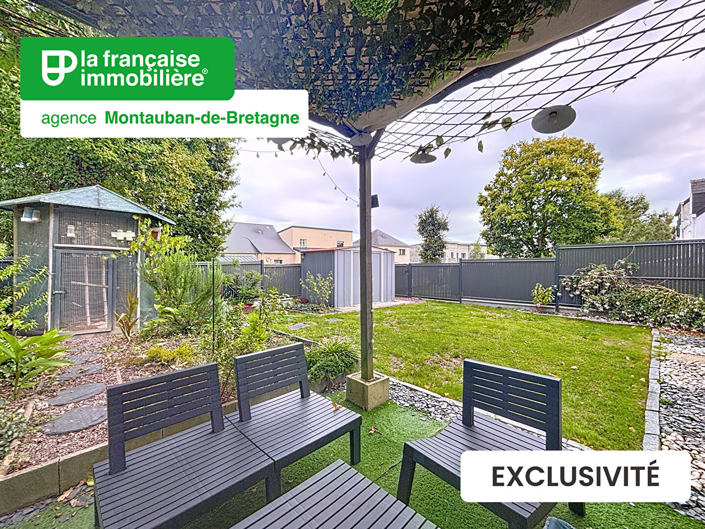Maison 3 chambres + bureau – Montauban-de-Bretagne – 96 m² avec jardin et garage - LFI-MBRE-20038