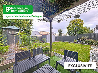 Maison 3 chambres + bureau – Montauban-de-Bretagne – 96 m² avec jardin et garage