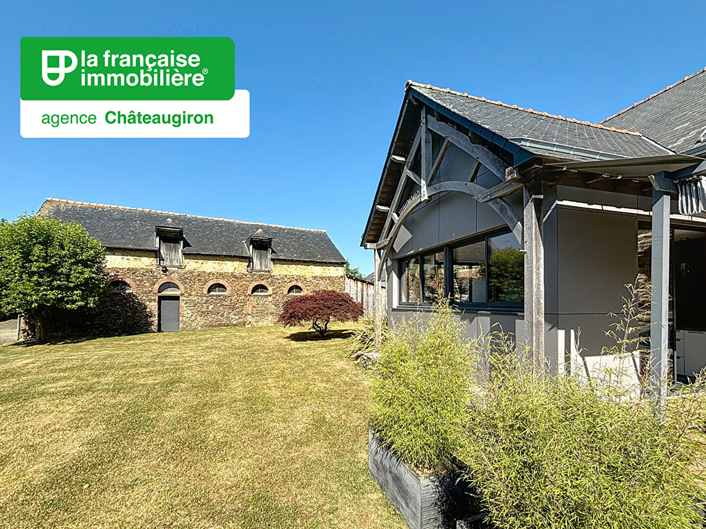 Longère rénovée – Châteaugiron – Piscine- Pierre – Calme - LFI-CHATEAU-20130