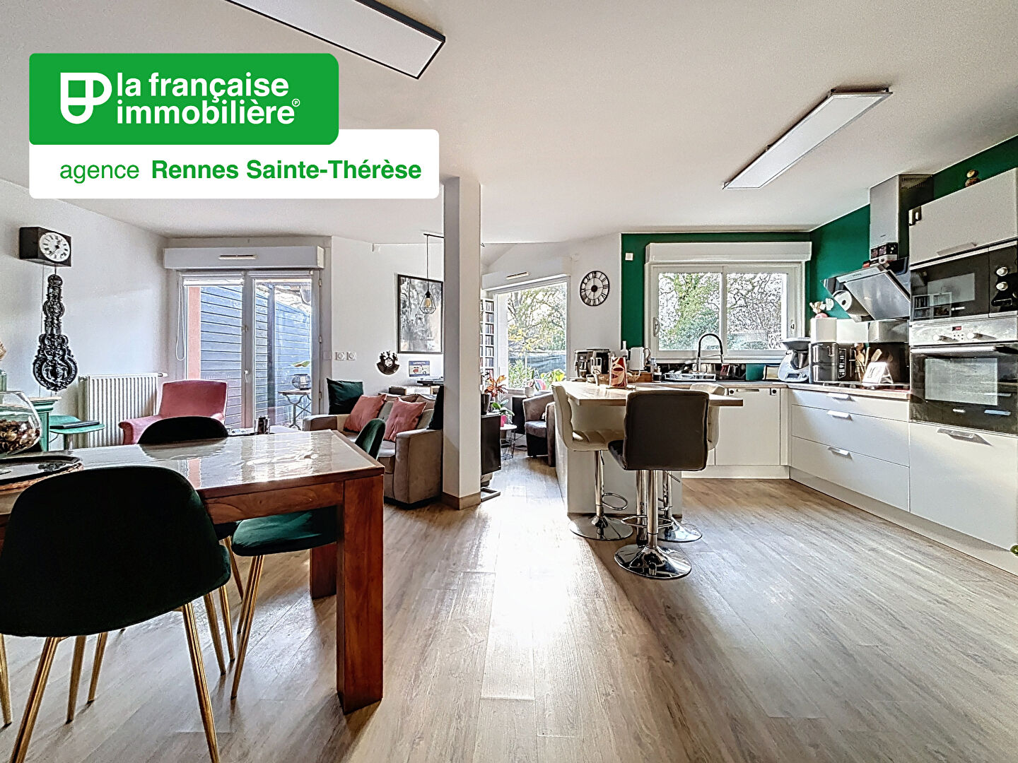 Maison type 5 – Environnement calme et verdoyant – Quartier Rapatel – Rennes - LFI-THER-20196