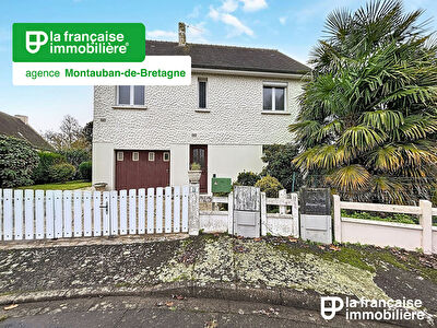 Maison avec potentiel – 2 chambres – sous-sol – Saint-Méen-le-Grand