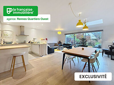 Maison récente – à vendre – jardin – Rennes – Quartier Cleunay – Exclusivité