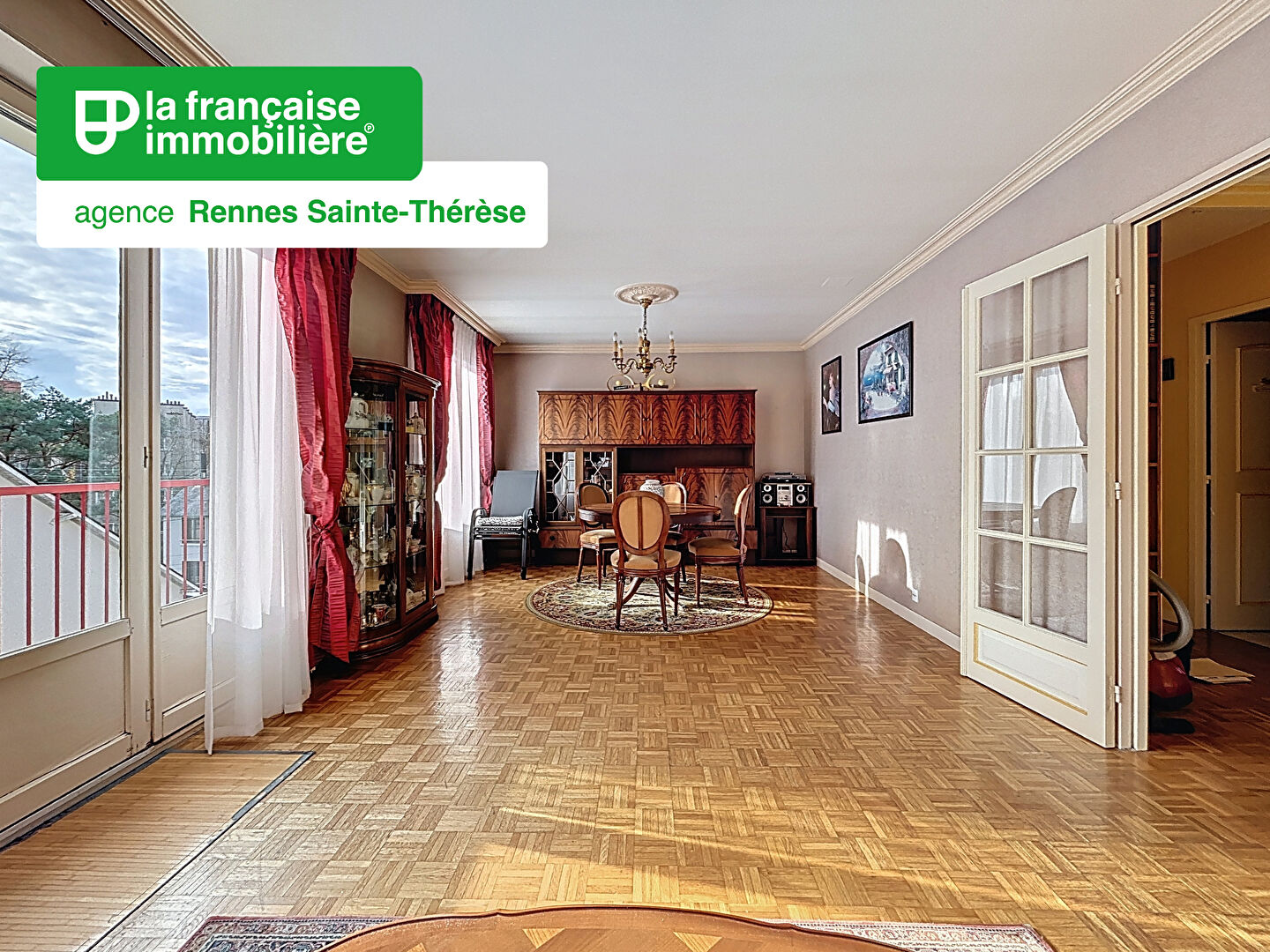 Appartement type 5 – Trois chambres et place de parking – Quartier Francisco Ferrer – Rennes - LFI-THER-20286