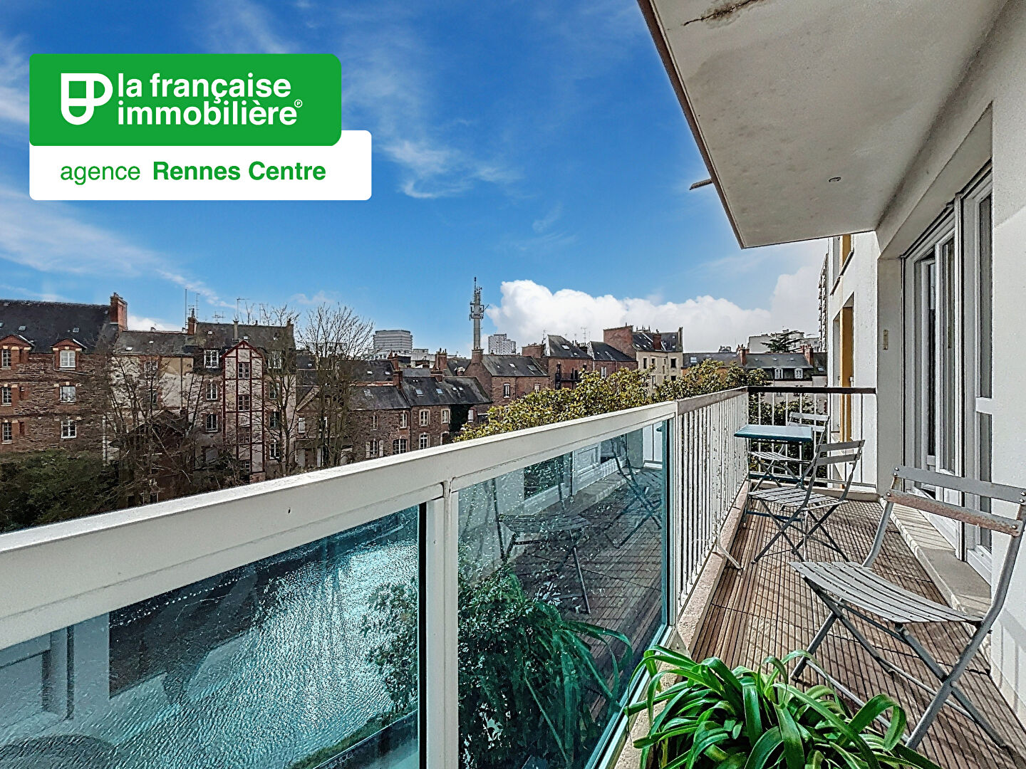 Appartement Rennes – Centre-ville – Les Quais – 6 pièces – 129.10m² – Balcon – Exposition Sud – Parking – Cave - LFI-CENTRE-20420