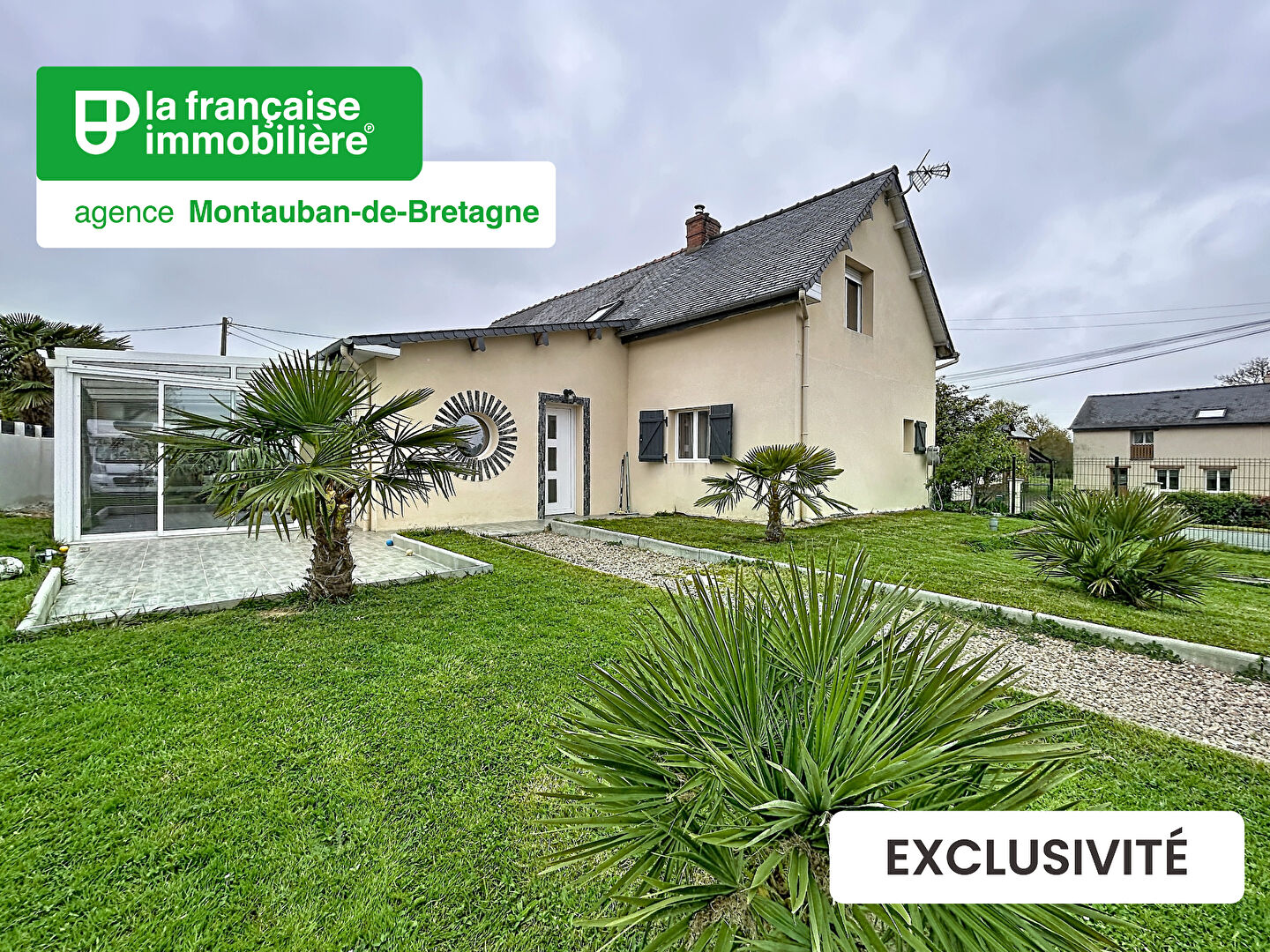 Maison 106.66 m2 – Campagne – Terrain 953 m² – Véranda – Saint Onen La Chapelle - LFI-MBRE-20421