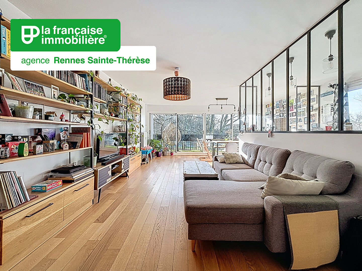 Appartement type 5 – Trois chambres, balcon et garage – Quartier Clémenceau – Rennes - LFI-THER-20448