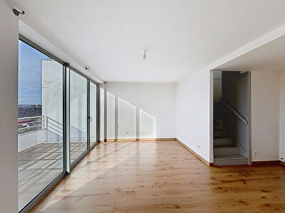 5 pièces – duplex –  4 chambres – 2 terrasses – récent – La Courrouze – Rennes-Saint-Jacques