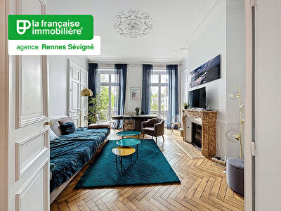 Thabor – Appartement d’exception T6, charme de l’ancien, balcon filant et garage