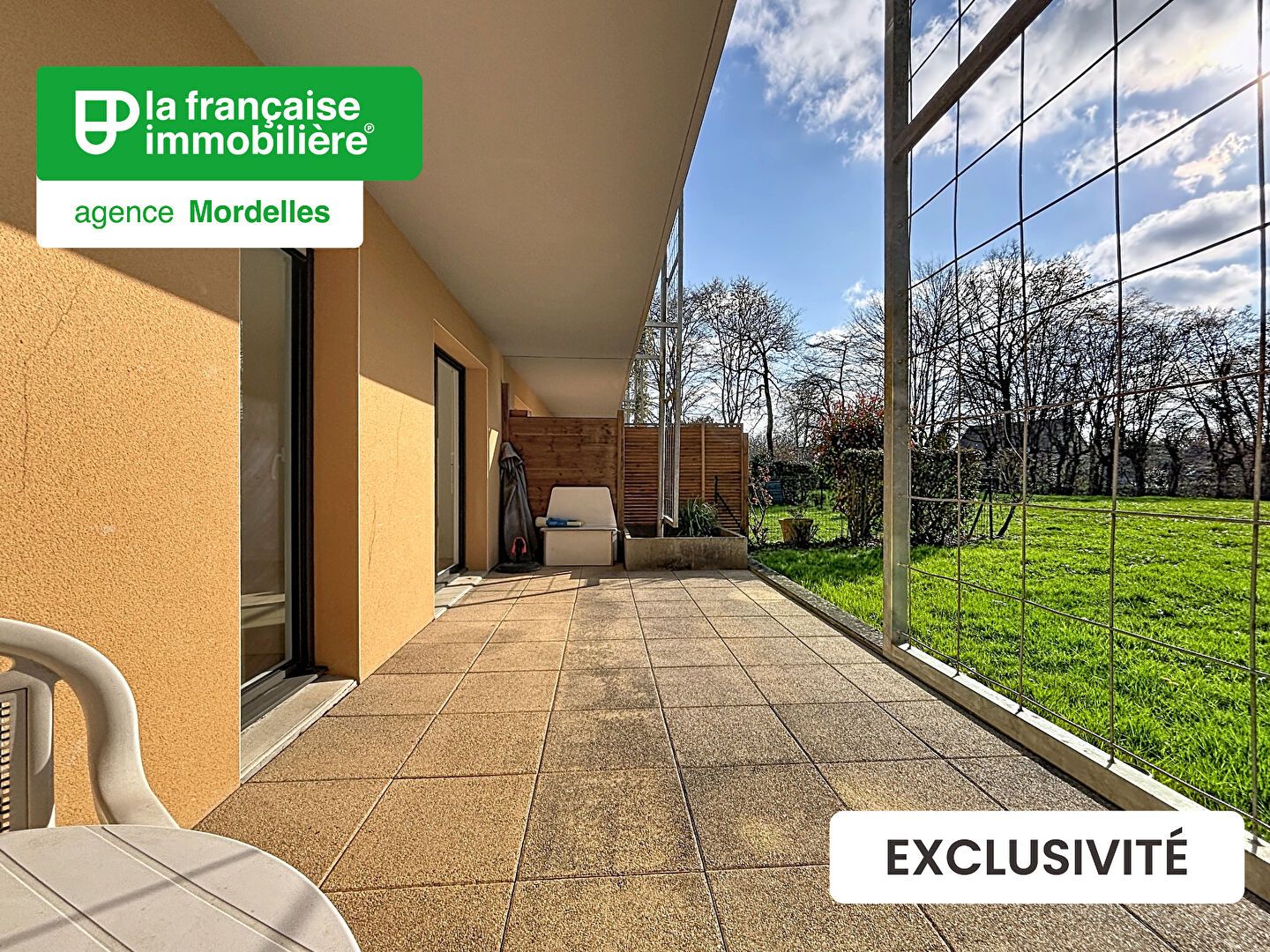A VENDRE – MORDELLES – T3 avec garage et terrasse - LFI-MOR-20754