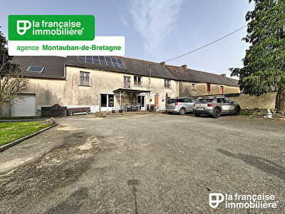 Maison de 167 m² – Campagne – 7 pièces – Hangar – Quédillac