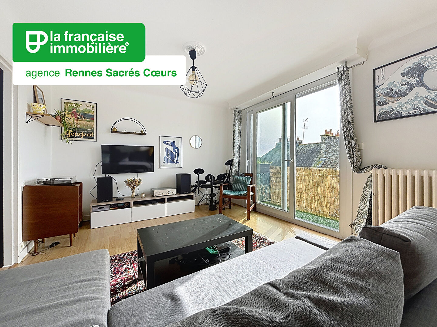 Appartement Rennes 3 pièce(s) dernier étage avec balcon - LFI-SUD-20807