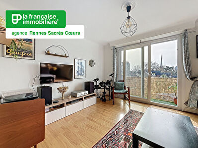 Appartement Rennes 3 pièce(s) dernier étage avec balcon