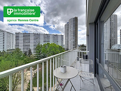 Appartement Rennes Centre-ville – Bourg l&rsquo;évêque – 3 pièces de 70.54 m² – dernier étage – parking – cave – balcon – triple exposition