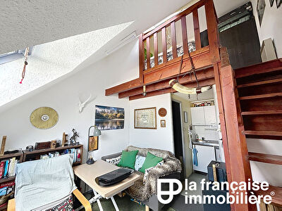 Appartement Rennes Alphonse Guérin – Promenade des bonnets rouges –  2 pièces duplex de 17.91m² et 22.91m² au sol – garage