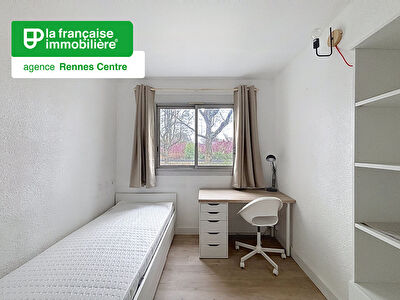 Chambre à louer – 9.22m2 –  Villejean – Refaite à neuf – Pontchaillou – Résidence étudiante – RENNES