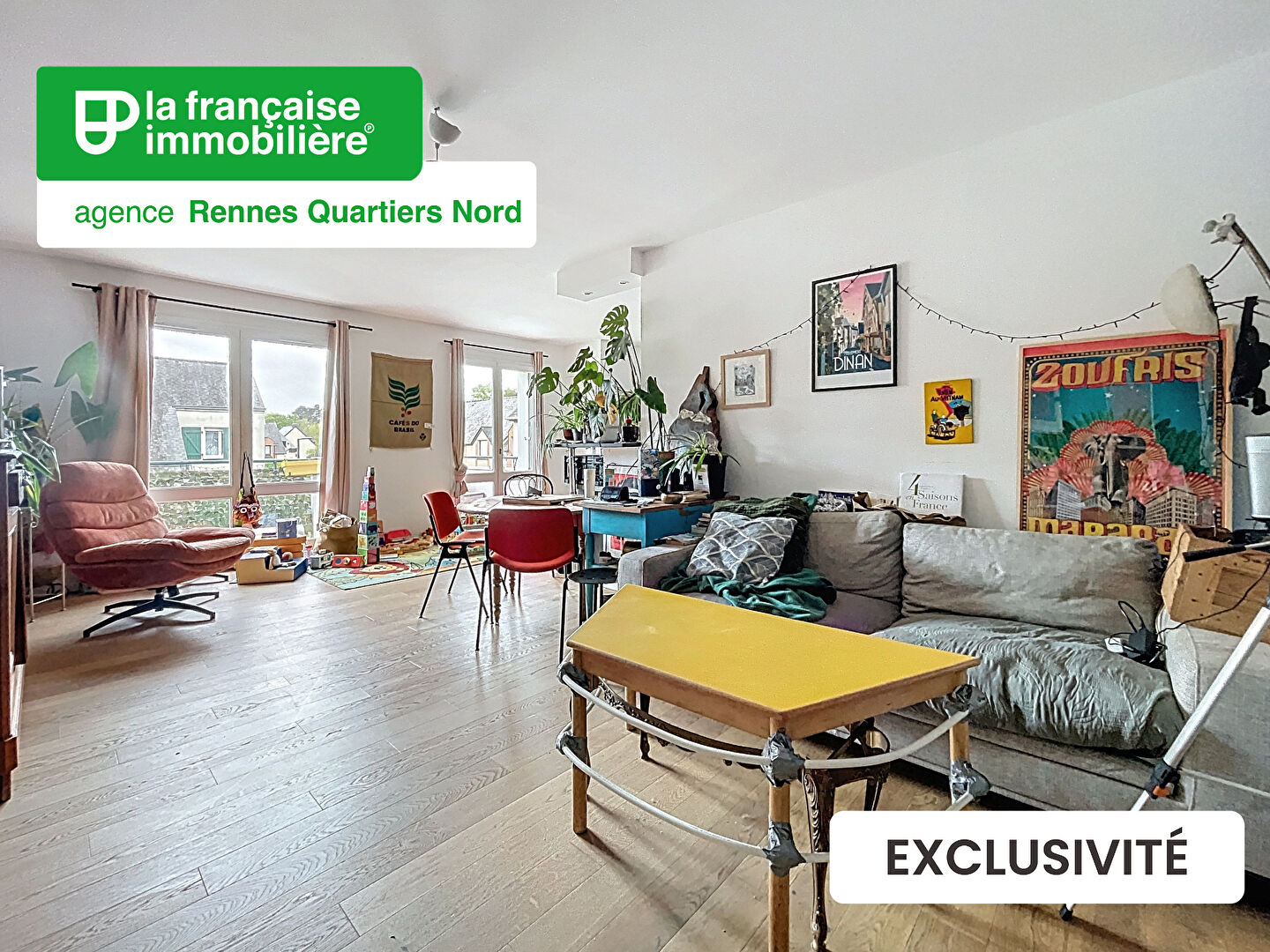 Appartement de type 3 à vendre, Rennes Bellangerais - LFI-NORD-21032