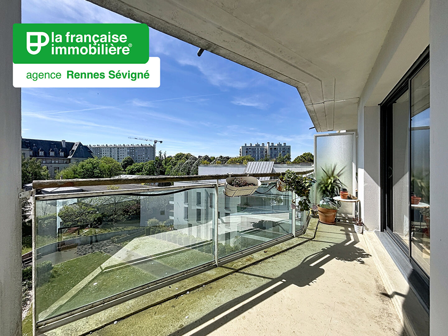 Appartement T3 avec terrasse plein sud, garage et cave ? Proche métro et centre-ville Rennes - LFI-SEVIGNE-21050