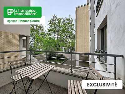 Appartement Rennes – Centre-ville – Chézy Dinan – Studio – 31.40m² – balcon – loué