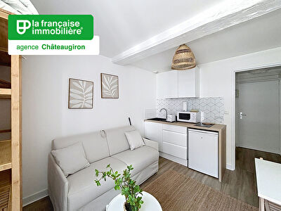 Studio meublé, 15.81 m2 , Chateaugiron