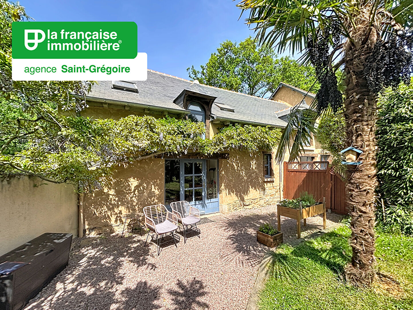 Longère de caractère – 2 chambres – jardin – SAINT GREGOIRE - LFI-GRE-21187