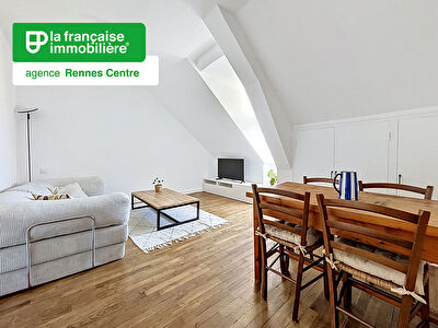 Appartement Type 2 à louer – Meublé – Rue de Dinan – Centre-Ville – Rennes