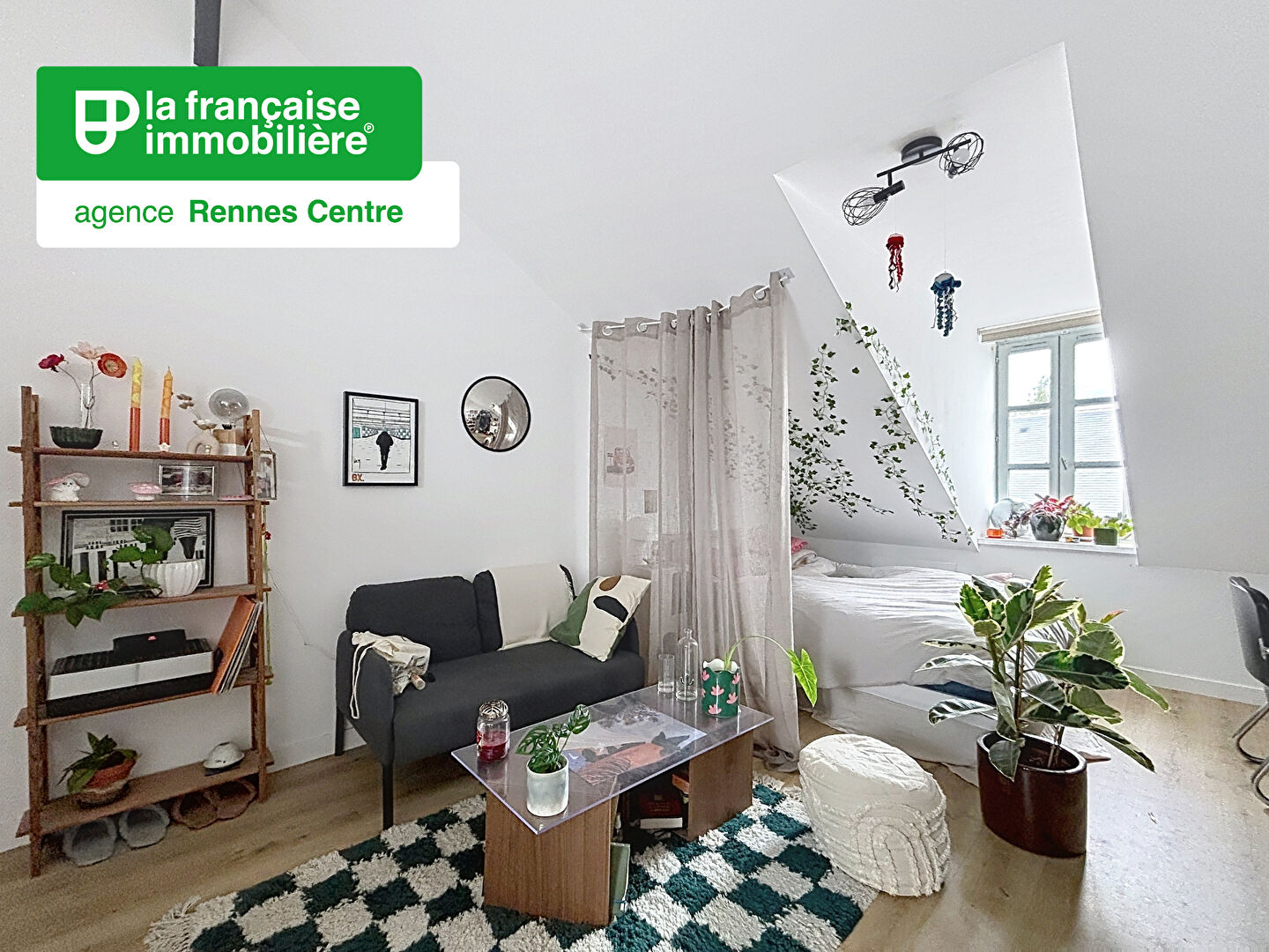 Appartement Rennes – Saint-Hélier – Studio – 19.54 m² en carrez – 31m² au sol – dernier étage – cave - LFI-CENTRE-21220