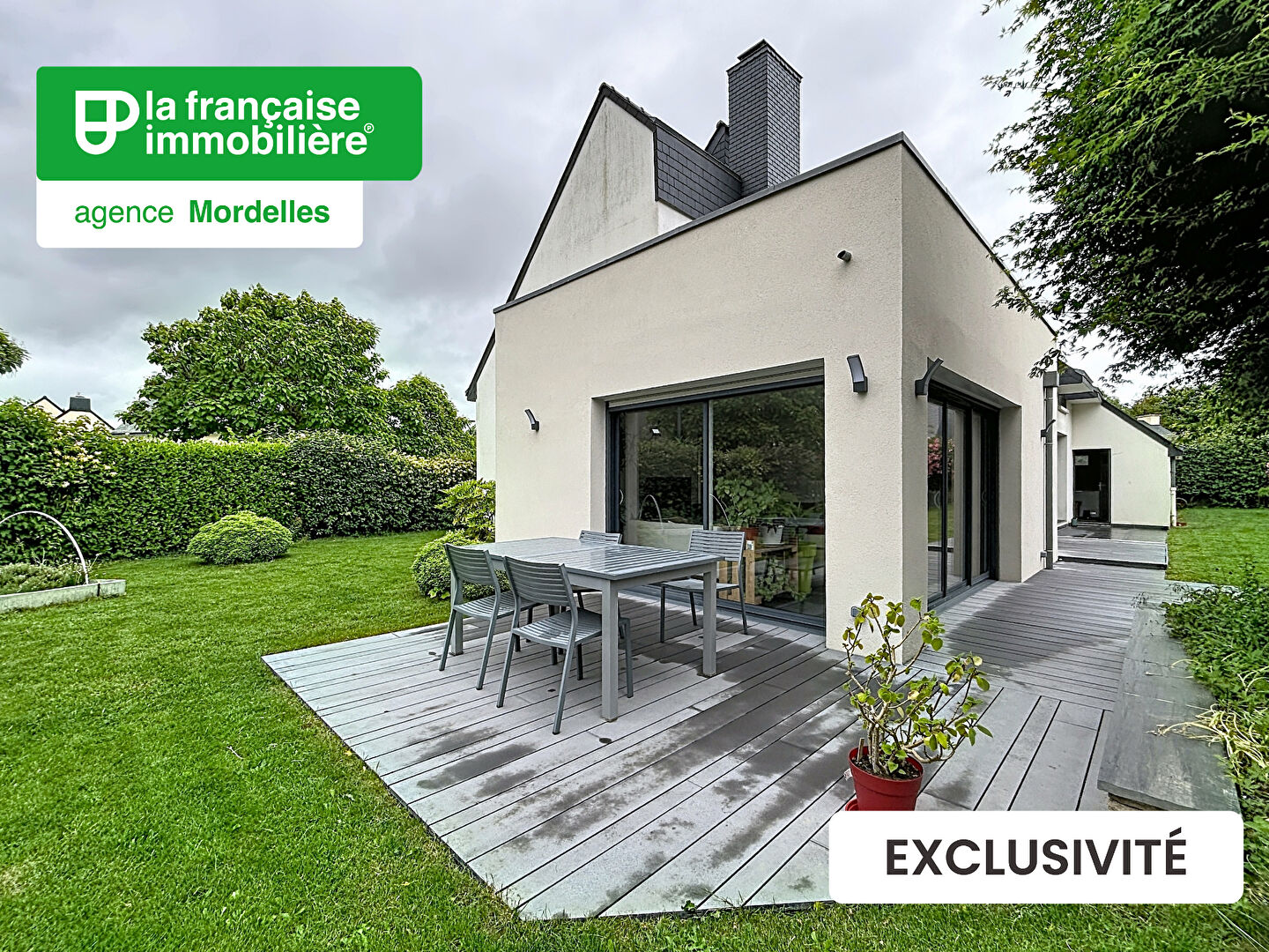 MAISON D&rsquo;ARCHITECTE 189 m² -MORDELLES – QUARTIER RECHERCHÉ -PROCHE RENNES - LFI-MOR-21282