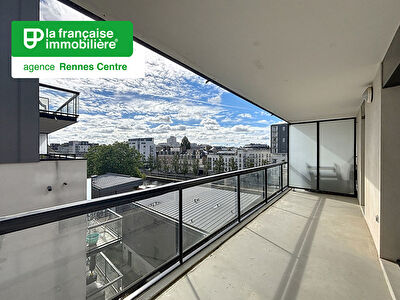 Appartement Type 2 à louer – Meublé –  41m² – Terrasse 8m² – Centre ville – Rue Liothaud – Rennes