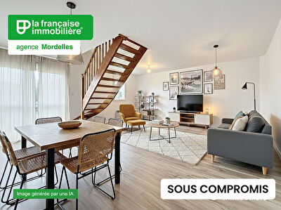 A VENDRE – Centre bourg Mordelles – Duplex de 65 m² habitables et 78.5 m² au sol