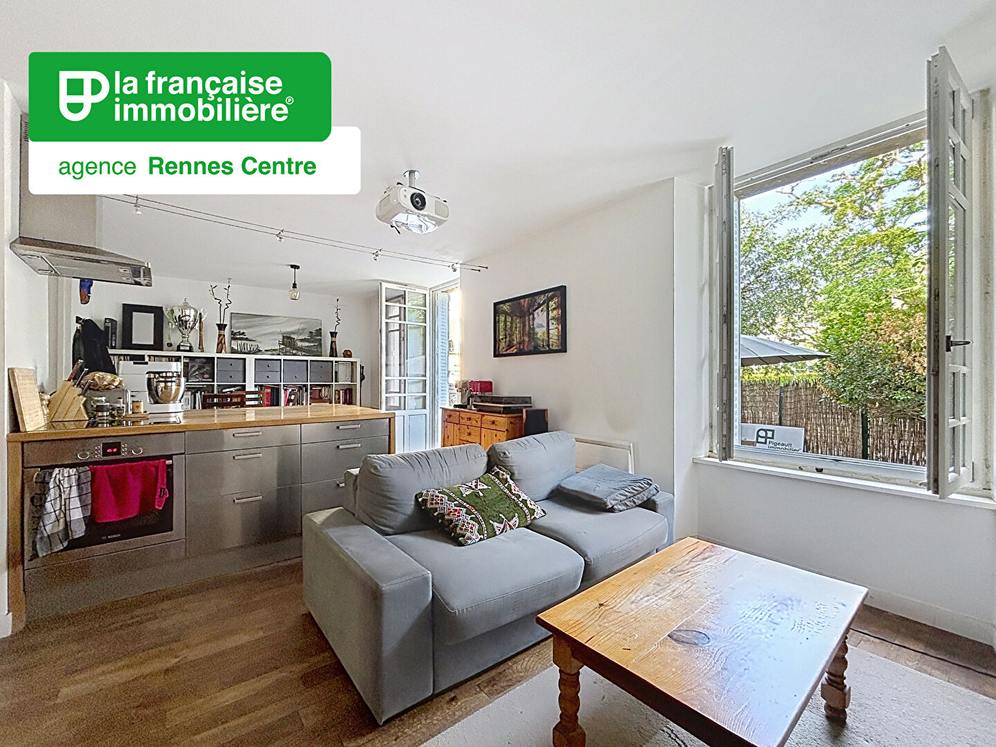 Appartement Rennes – Chézy-Dinan – 2 pièces – 43.34 m² – Jardin – Cave - LFI-CENTRE-21464