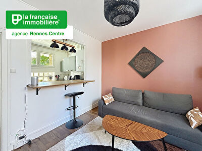 Appartement Type 3 à louer  – Meublé – 50.97m² – Saint Hélier – RENNES – Cave – Rez-de-chaussée surélevé