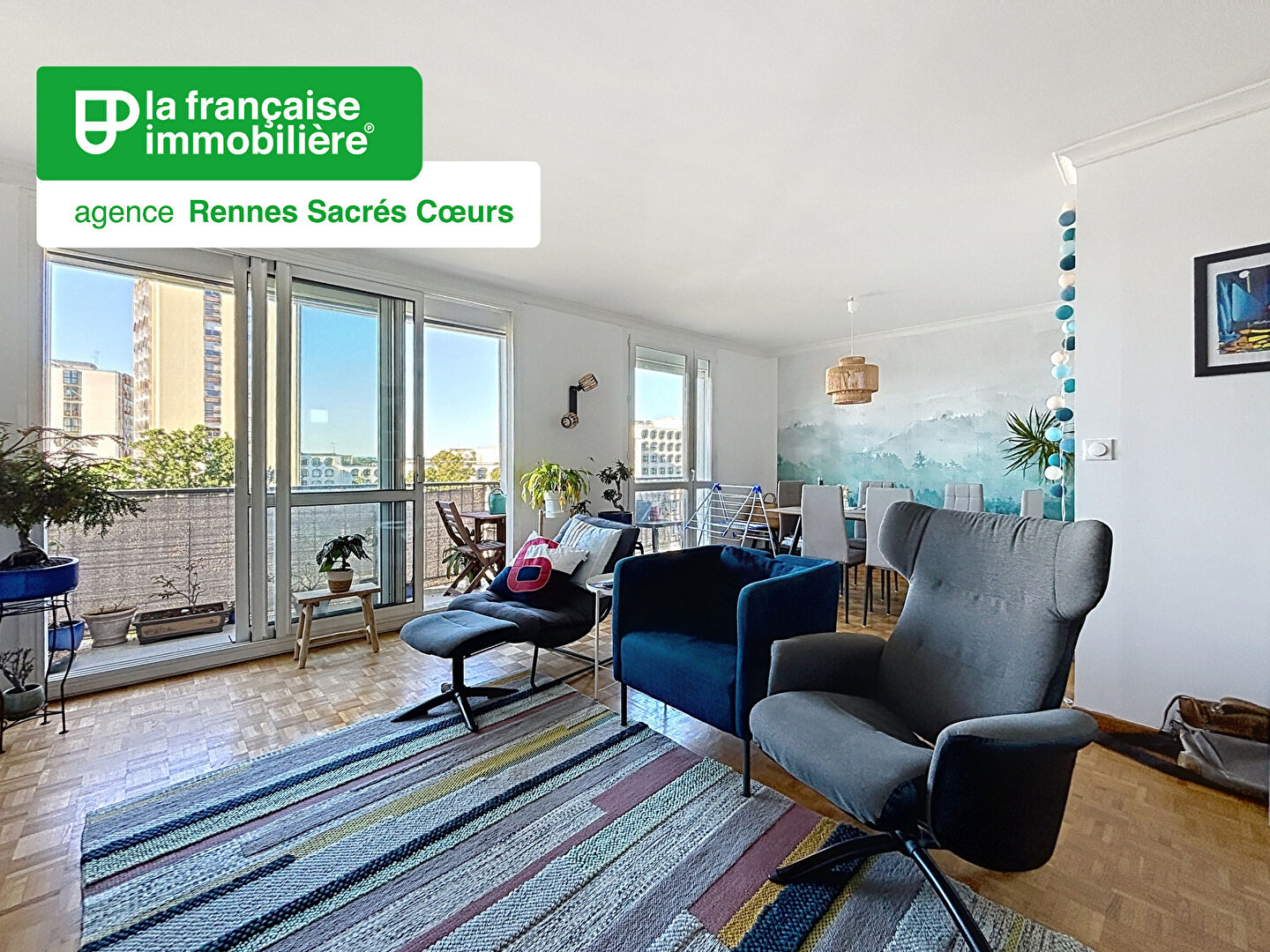 T4 à vendre Rennes Bréquigny  Appartement spacieux et lumineux - LFI-SUD-21498