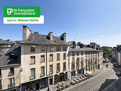 Appartement Type 3 à louer – Non Meublé – Centre ville – 59.20m² – Rue Nantaise – Rennes