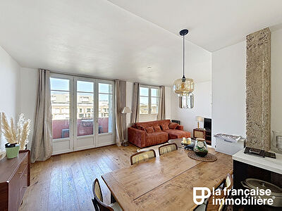 Appartement Type 3 à louer – Meublé – 60.73m² – Garage – Local vélos – Cave – Centre ville – Rue Legraverend – Rennes