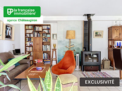 Maison – Châteaugiron  – 4 chambres — atelier – jardin – proche centre ville et écoles