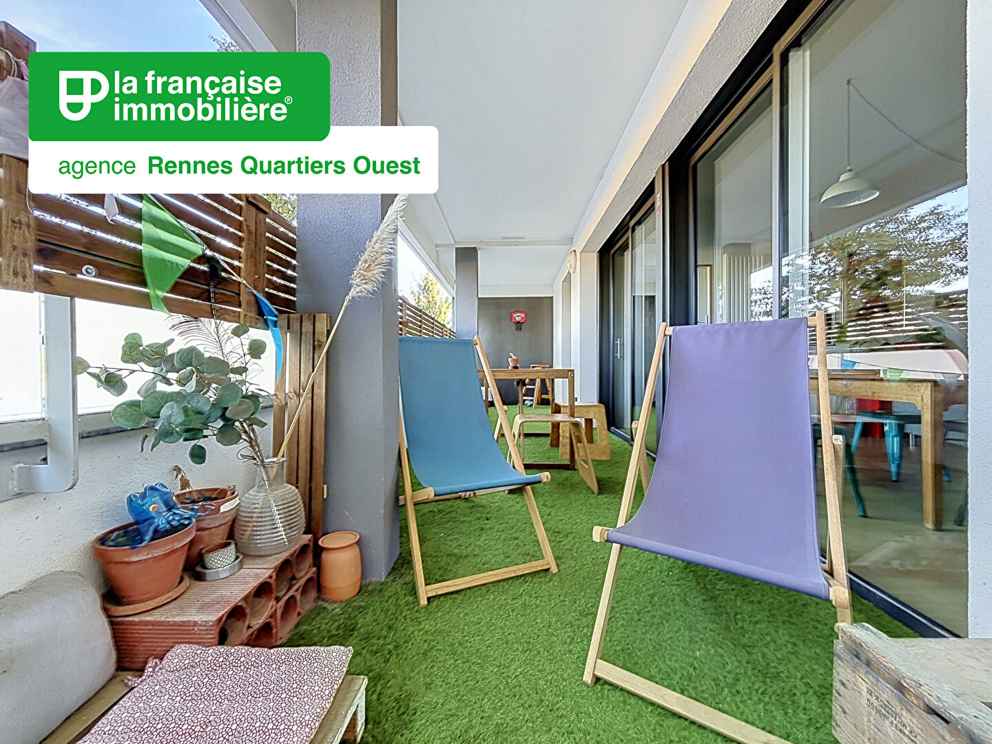 4 pièces – à vendre – 3 chambres – terrasses – récent – BBC – La Courrouze - LFI-CLEUNAY-21858