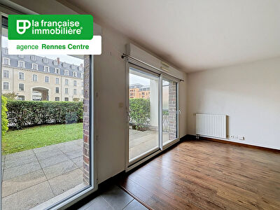 Appartement – 3 pièces – 61.8 m² – Rennes Centre-Ville – Anatole France – terrasse, jardin et parking