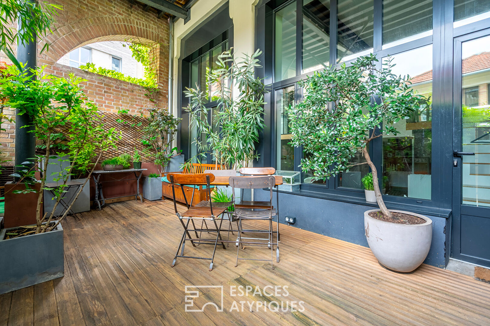 Loft en duplex avec terrasse