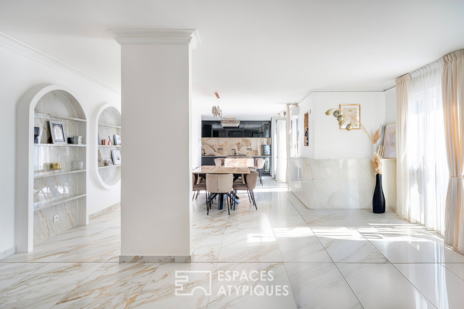 Appartement d'exception avec terrasse et vue sur Paris