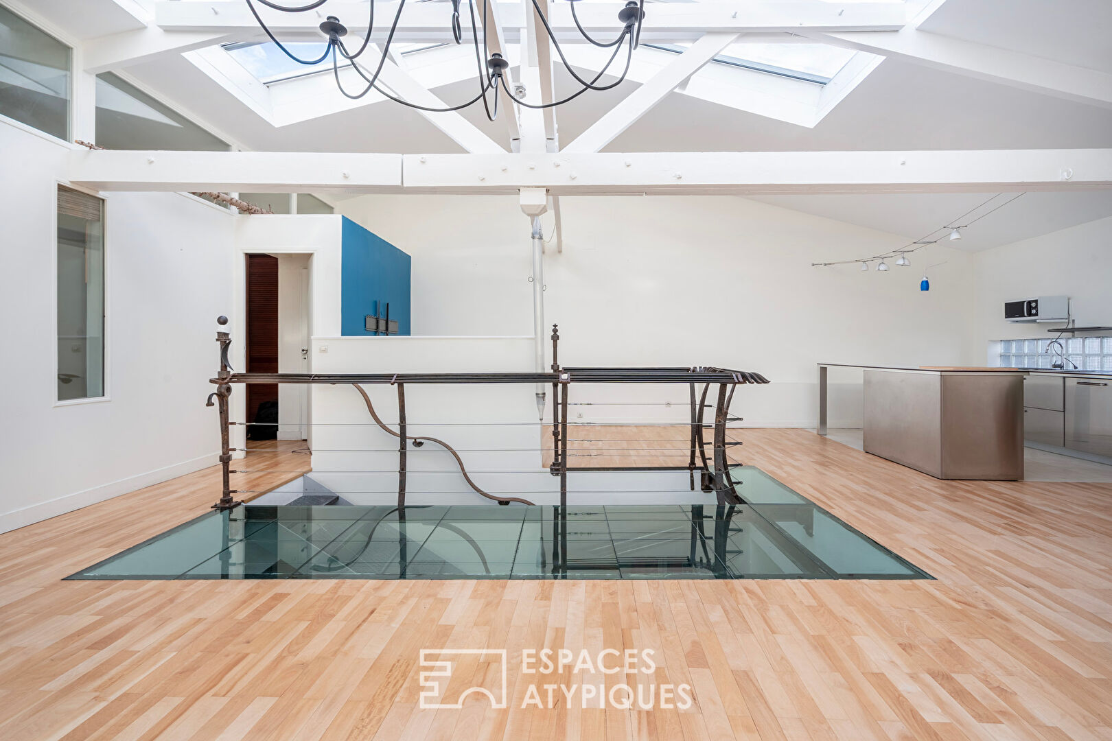 Photo Duplex lumineux sous verrière à la lisière de Paris image 6/6