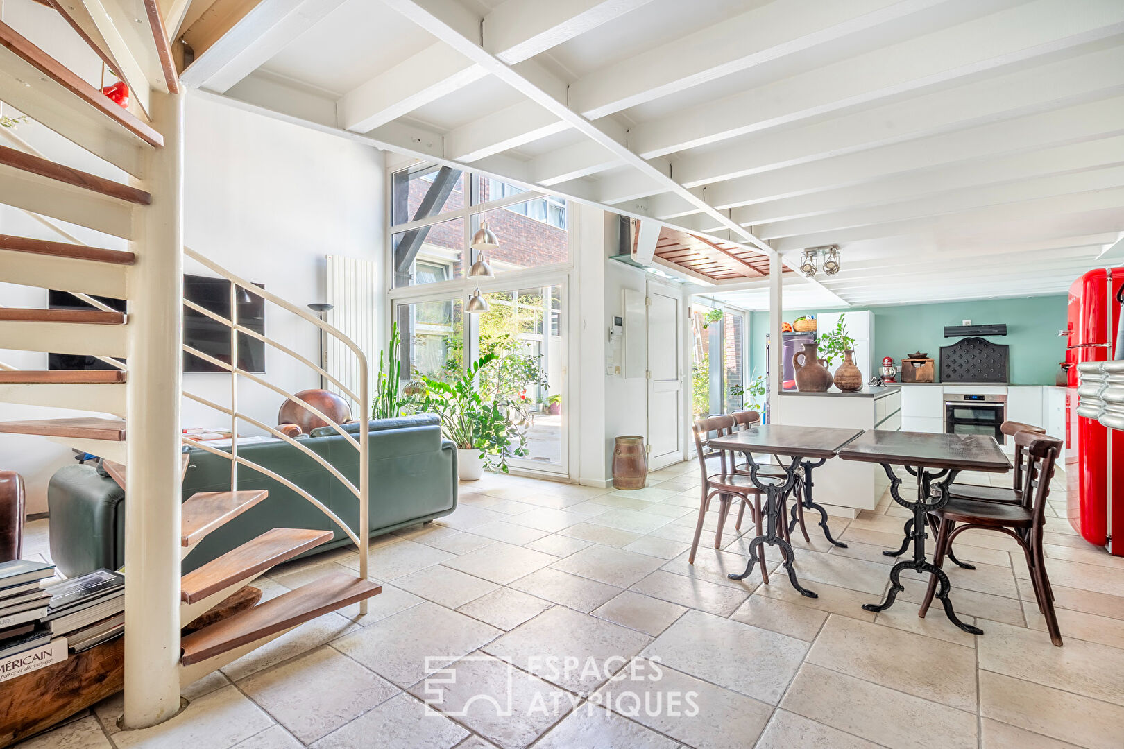 Photo Triplex avec terrasse partagée dans un ancien relais de poste image 3/6