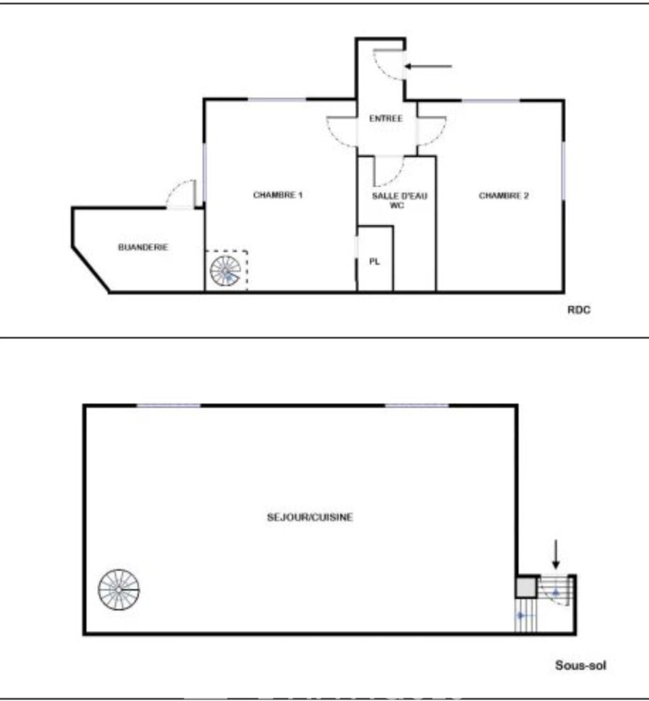 Photo Maison de ville en coeur d'ilot proche de la rue du Poteau image 3/6
