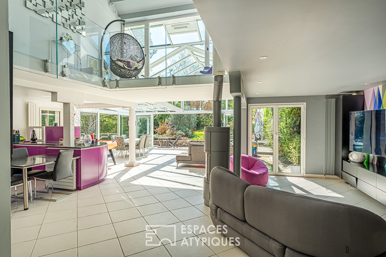 Photo Maison contemporaine aux beaux volumes quartier La Châtaigneraie à Rueil-Malmaison image 3/6