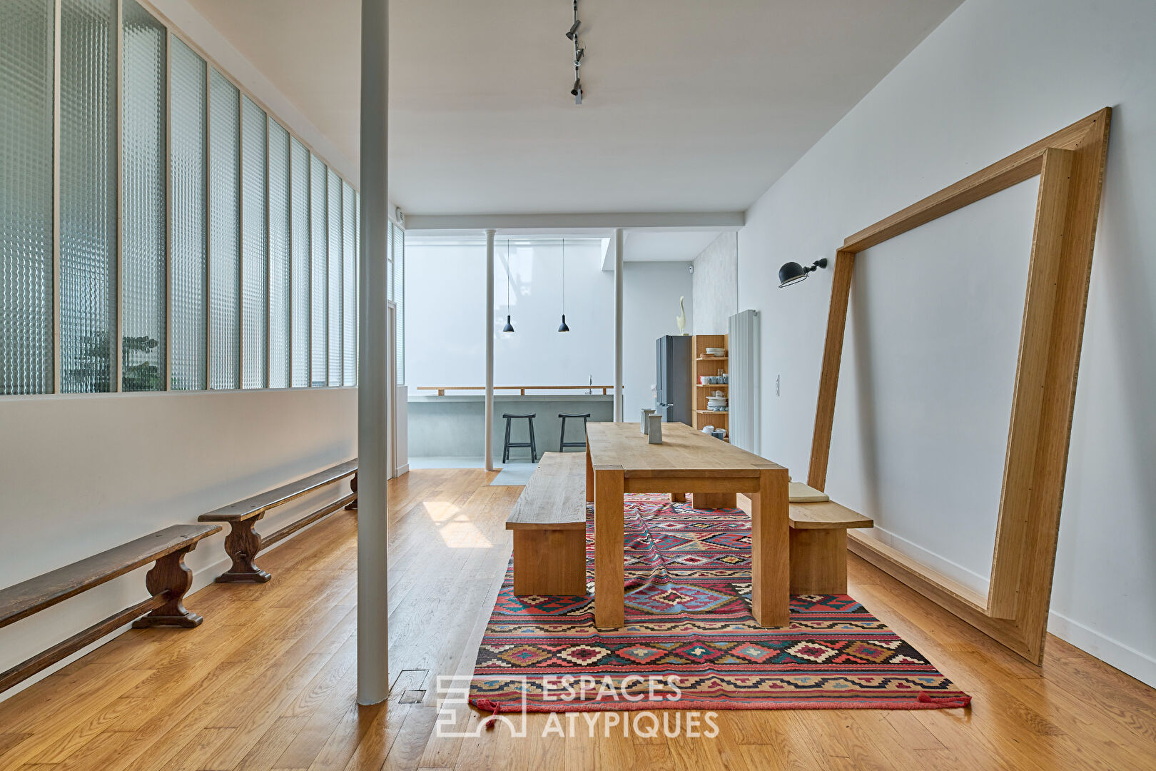 Photo Ancien atelier transformé en loft de 150 m² au calme sur cour végétalisée image 5/6